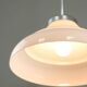 Mid-century Italian Aluminum and Glass Pendant Lamp