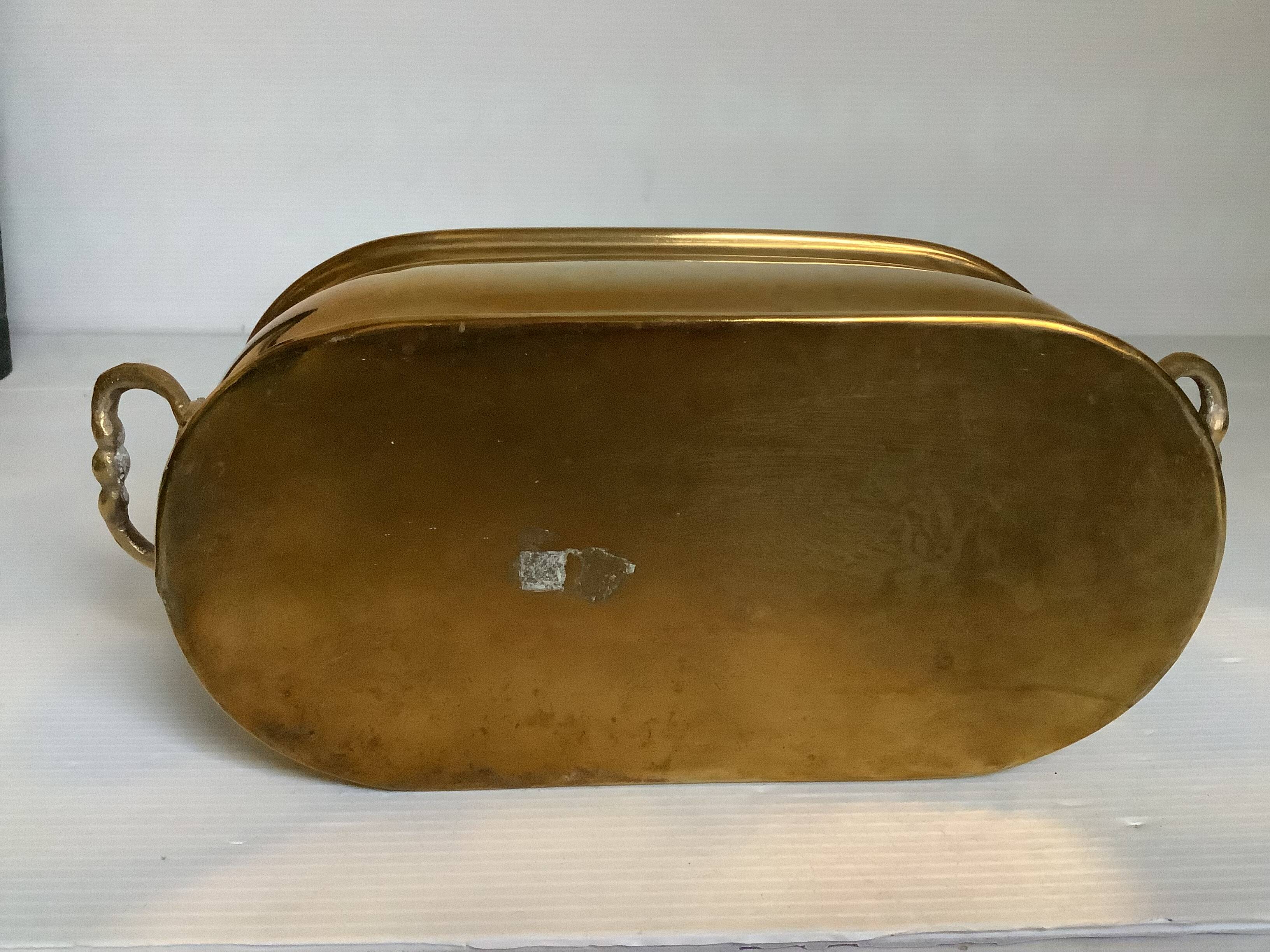 Jardinière vide poche en laiton