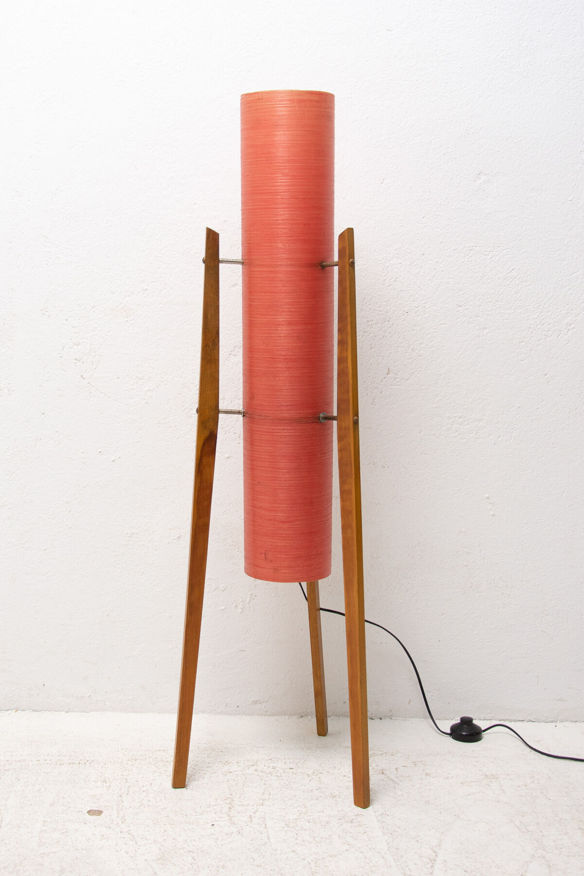 Mid century Rocket floor lamp, Brussels period, 1950´s, Czechoslovakia