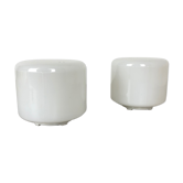 Set of 2 Porcelain Wall Light "WV373" by Wilhelm Wagenfeld Lindner Germany, 1960