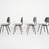Set of four Friso Kramer for Ahrend de Cirkel "Revolt" dining chairs, The Netherlands 1993