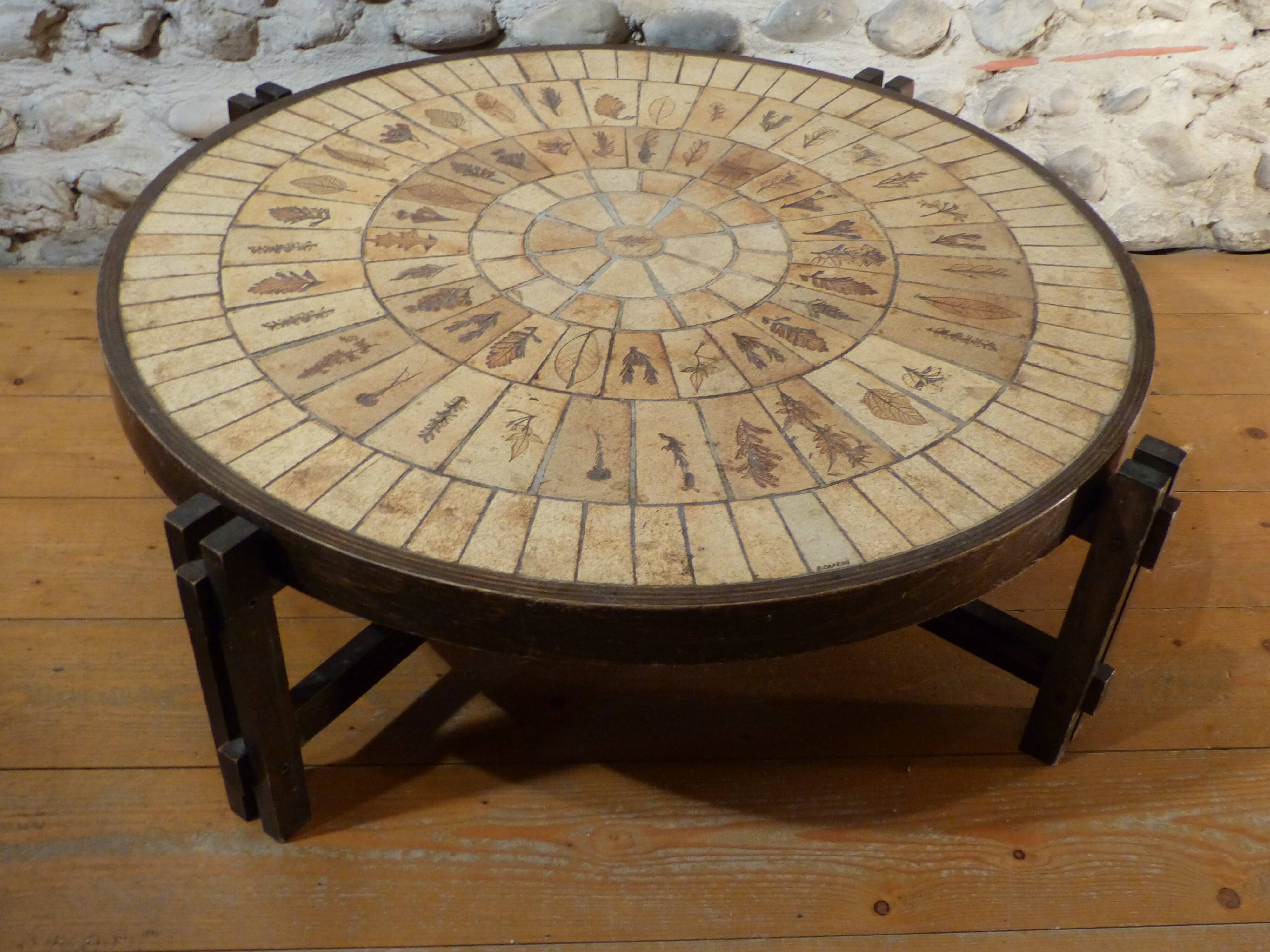 Roundtable by Roger Capron Vallauris France