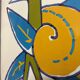 Limited Edition Portuguese Serigraphic Ceramic Tile Viuva Lamego