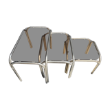 fume glass nesting set of tables