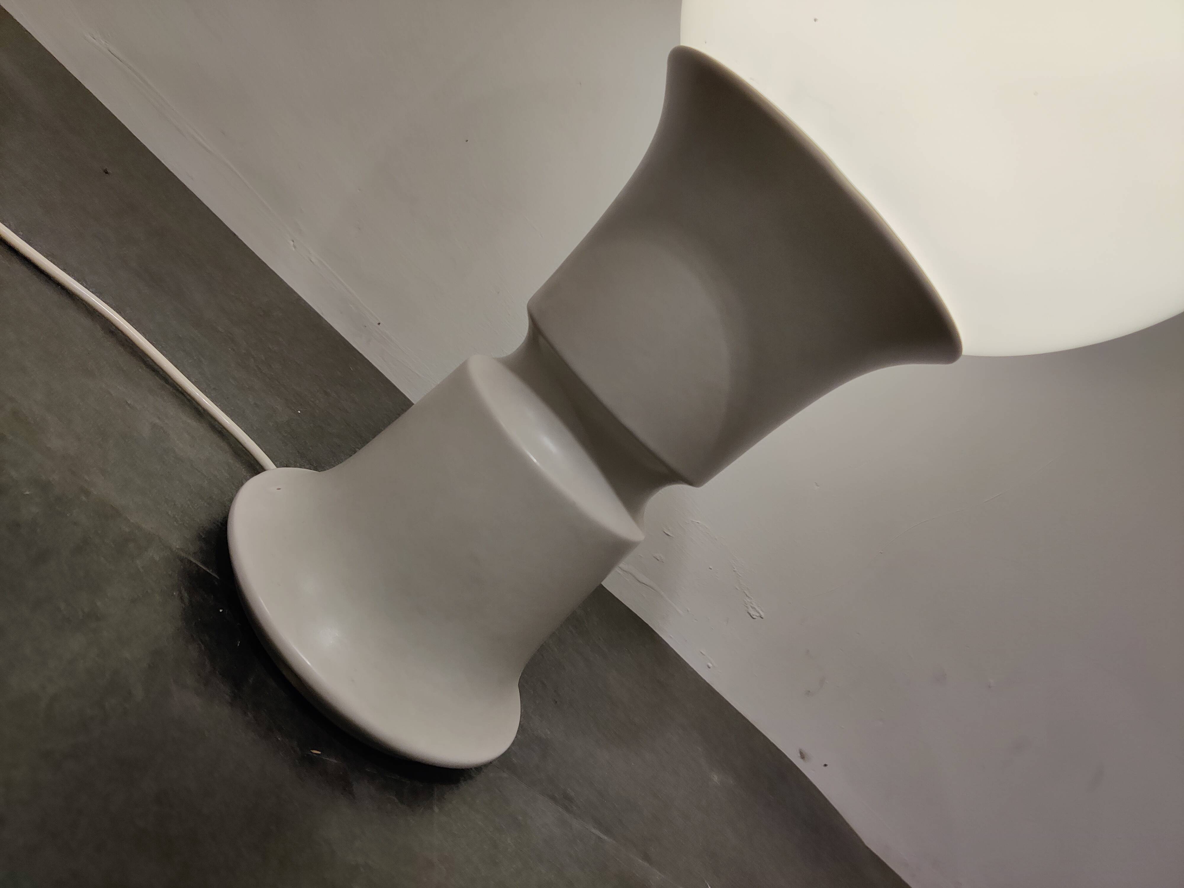 Lampe de table en céramique de style spatial, années 1970