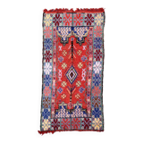 Colorful Moroccan boujad rug - 167 x 322 cm