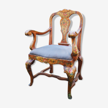 19th painted Italian armchair