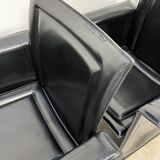 8 style Korium leather chairs in the style of Matteo Grassi