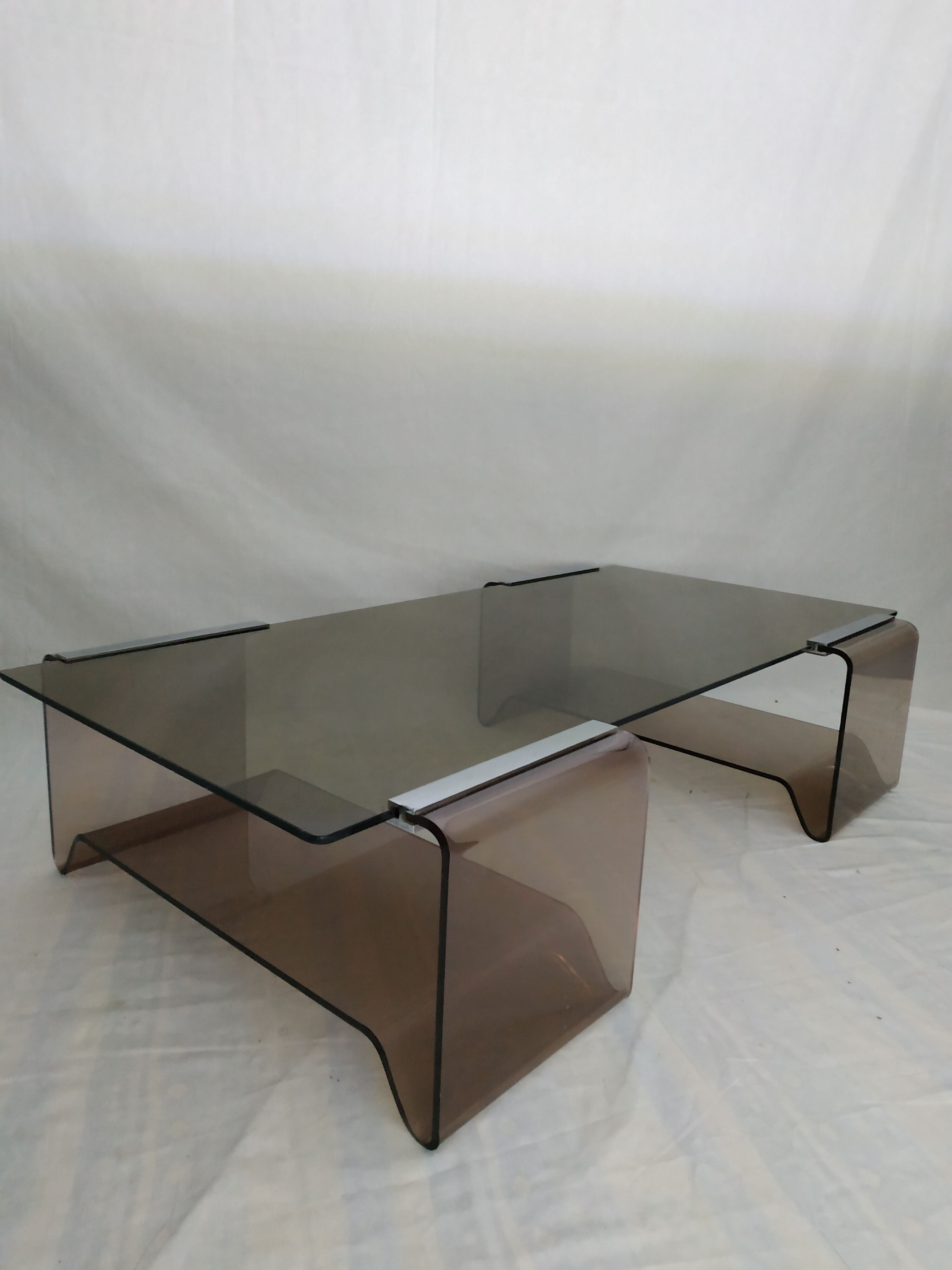 Vintage coffee table by Michel Dumas years 70