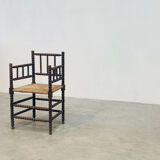 1930's Bobbin easy chair low back