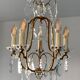 Lustre pampilles en cristal style Louis XVI, XXème