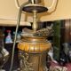 Pair of Napoleon III period lamps in patinated spelter, circa 1880