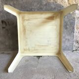Square fiberglass dining table - space-age design 1960