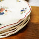 Lot of 6 dessert plates Sarreguemines model Agreste