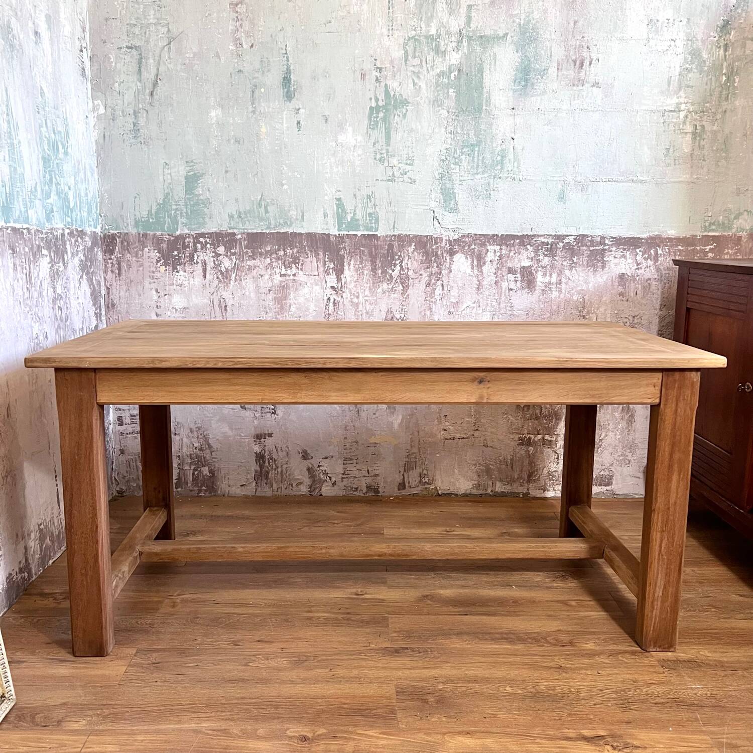 Oak farmhouse table