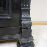 Blackened wooden buffet