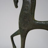 Etruscan horse, bronze, very elegant figurine