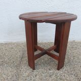 Swedish pine stool, 60s-70s