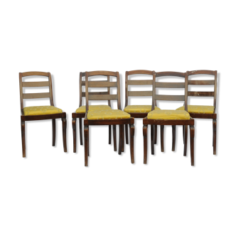 Series of six Louis Philipe style chairs