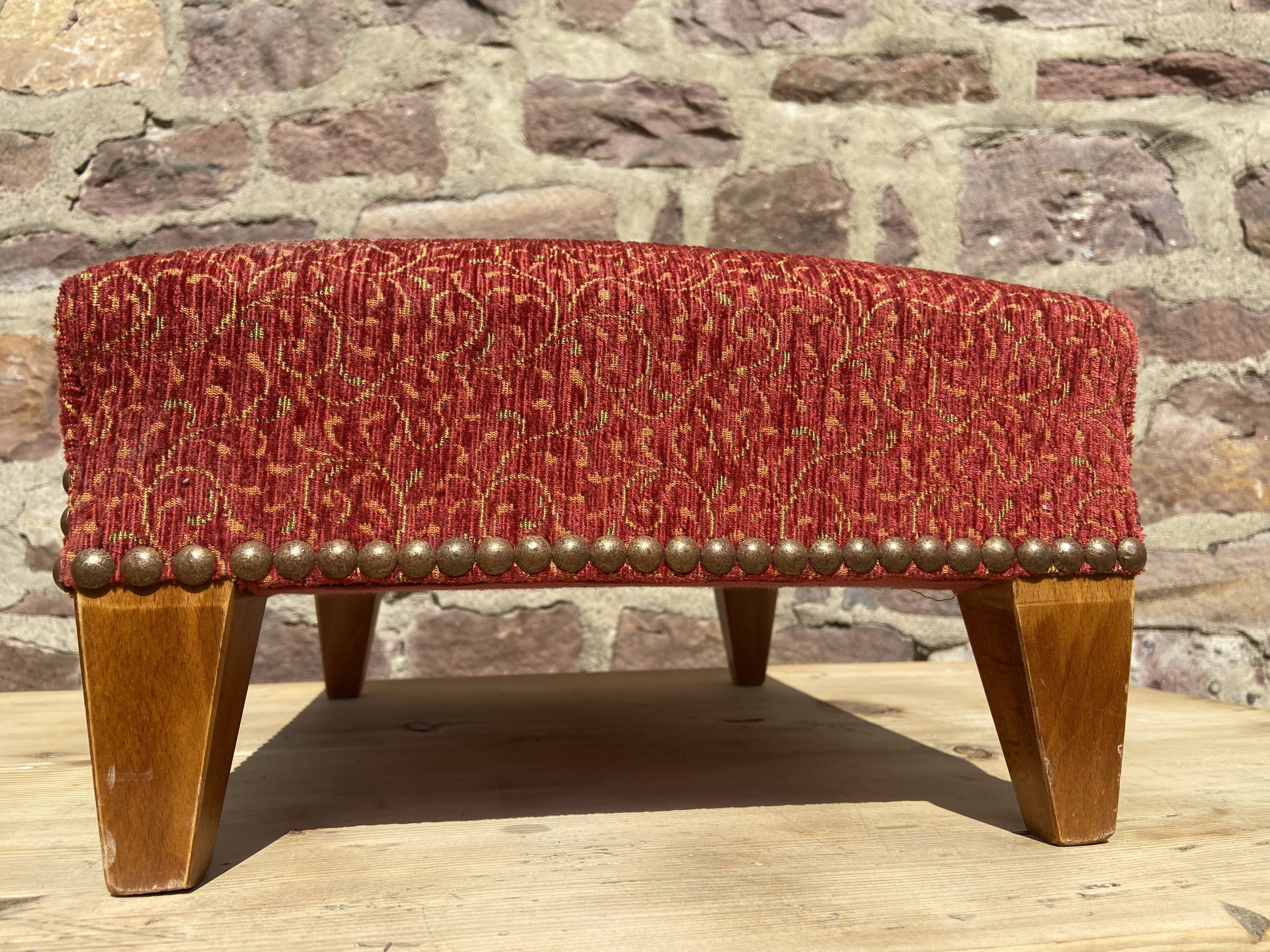 Footrest ottoman old Louis XVI 1950