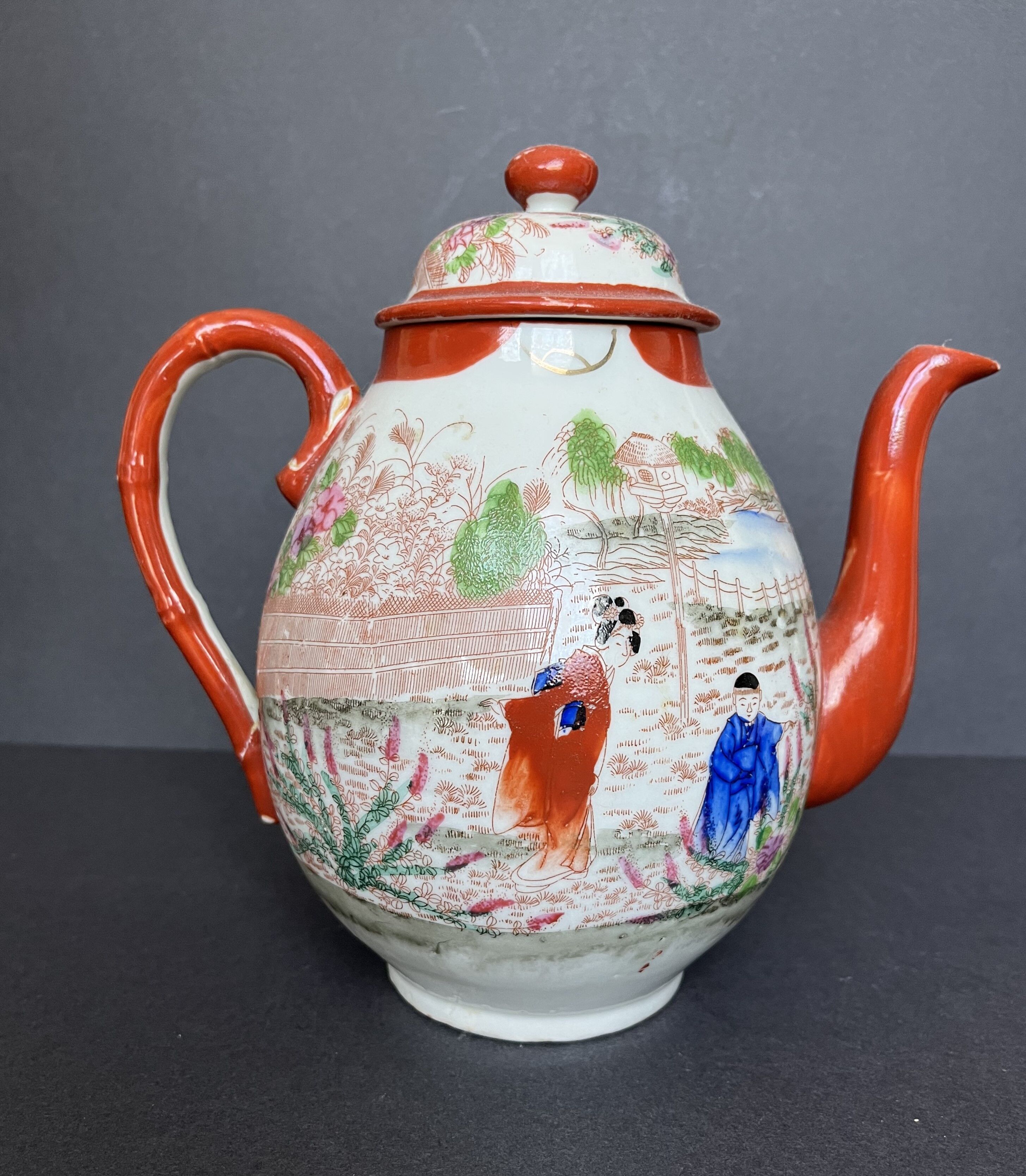 Chinese porcelain teapot