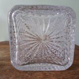 Carafe en cristal et laiton doré