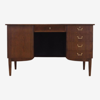 Bureau en chêne, design danois, années 1970, production Danemark