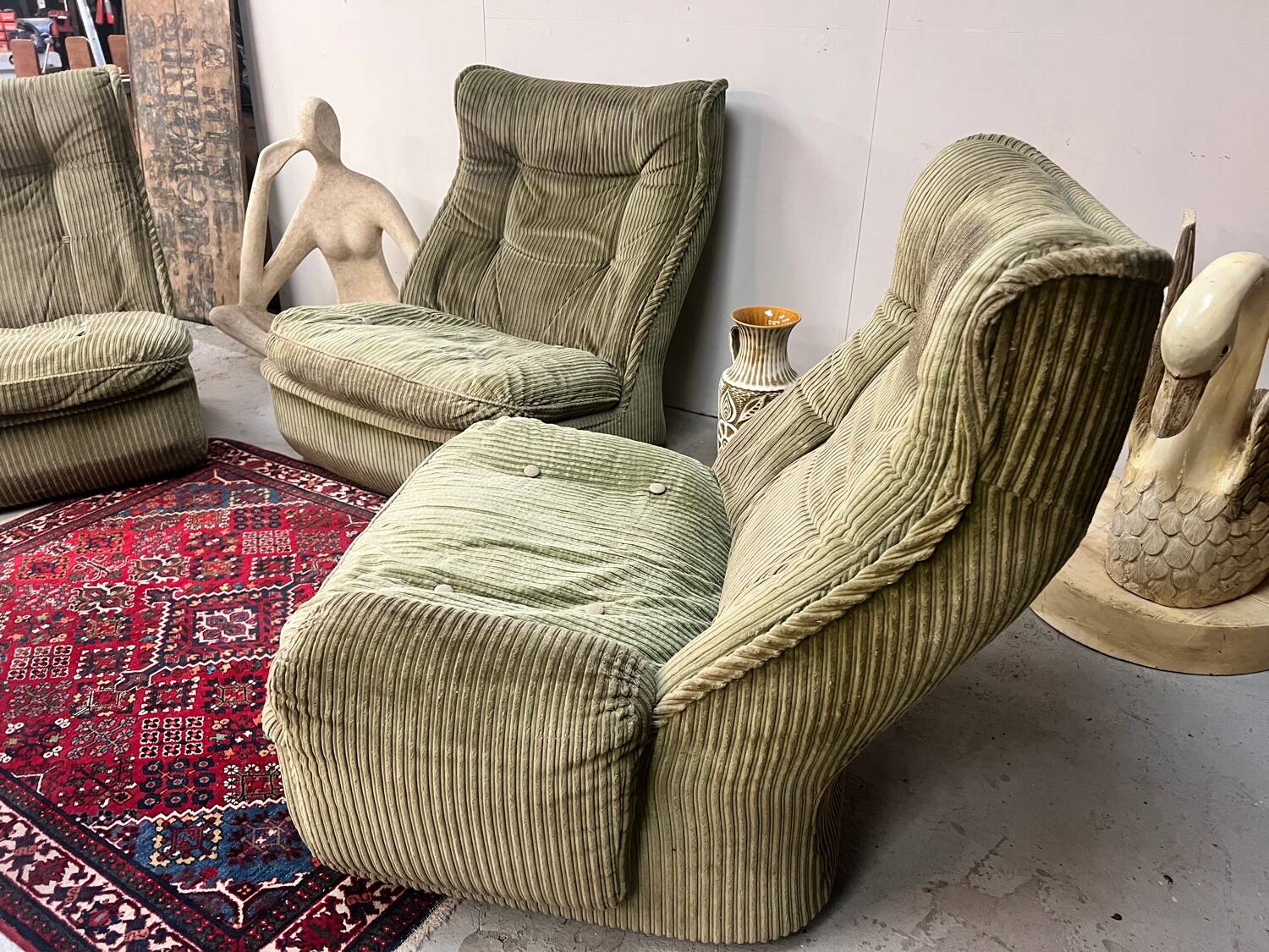 Set of 3 Airborne sofa chairs