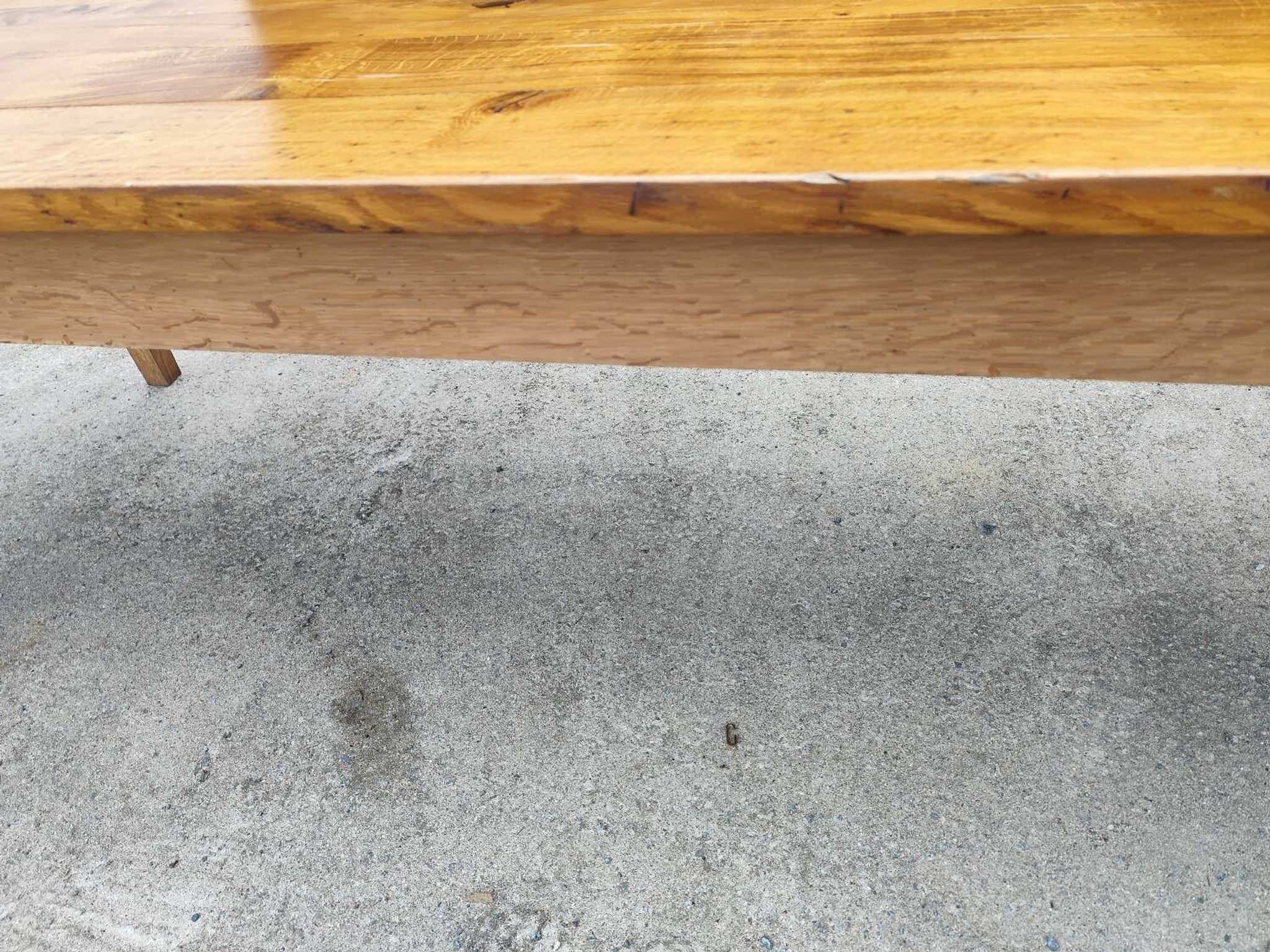 Duo table de ferme XXL 320 cm chêne pieds fuseaux