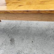 Duo table de ferme XXL 320 cm chêne pieds fuseaux