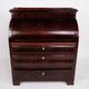 Chatol - Hand polished mahogany - Mother of pearl fittings & leg knobs - Year 1860s