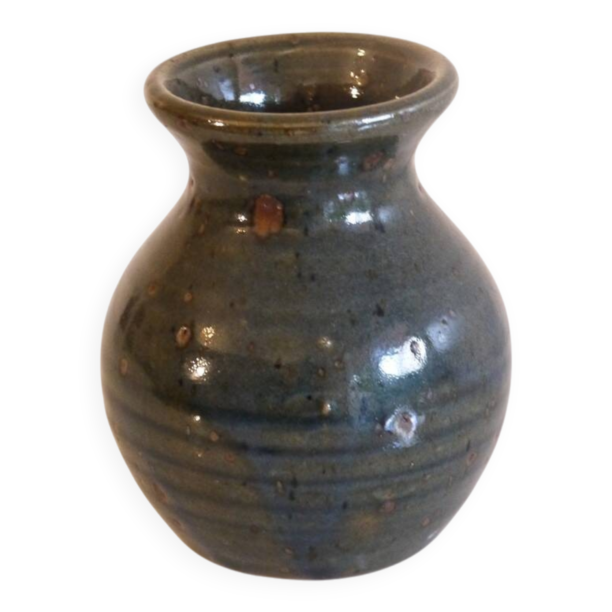 Glazed stoneware vase 1960