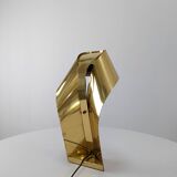 Limited Edition Sculptural Brass Lamp by Serge Mansau, 1970s