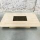 Vintage travertine coffee table by Georges Mathias