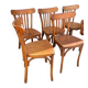 7 chaises bistrot vintage style Thonet Baumann