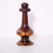 Soliflore artistique assemblage de bois tourné