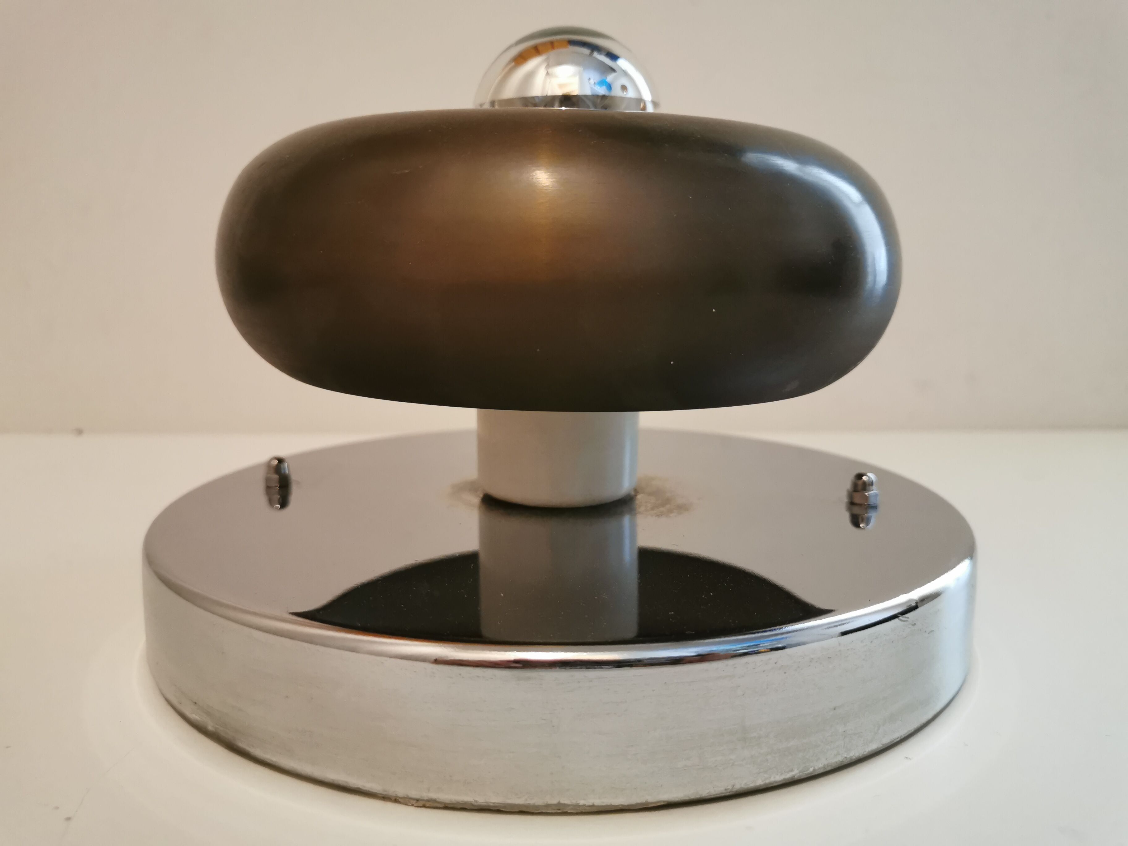 Set of 3 vintage space age sconces 60/70