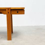 Bureau en pin original des années 1970