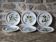 Set of 6 ceramic plates Stavangerflint Norway