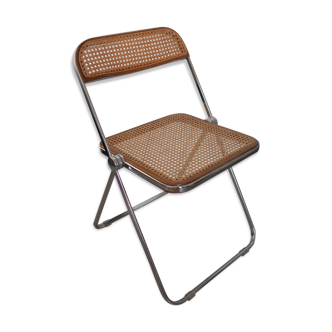 Chair plia Castelli caning Giancarlo Pirreti
