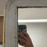 Wooden mirror 23x27cm