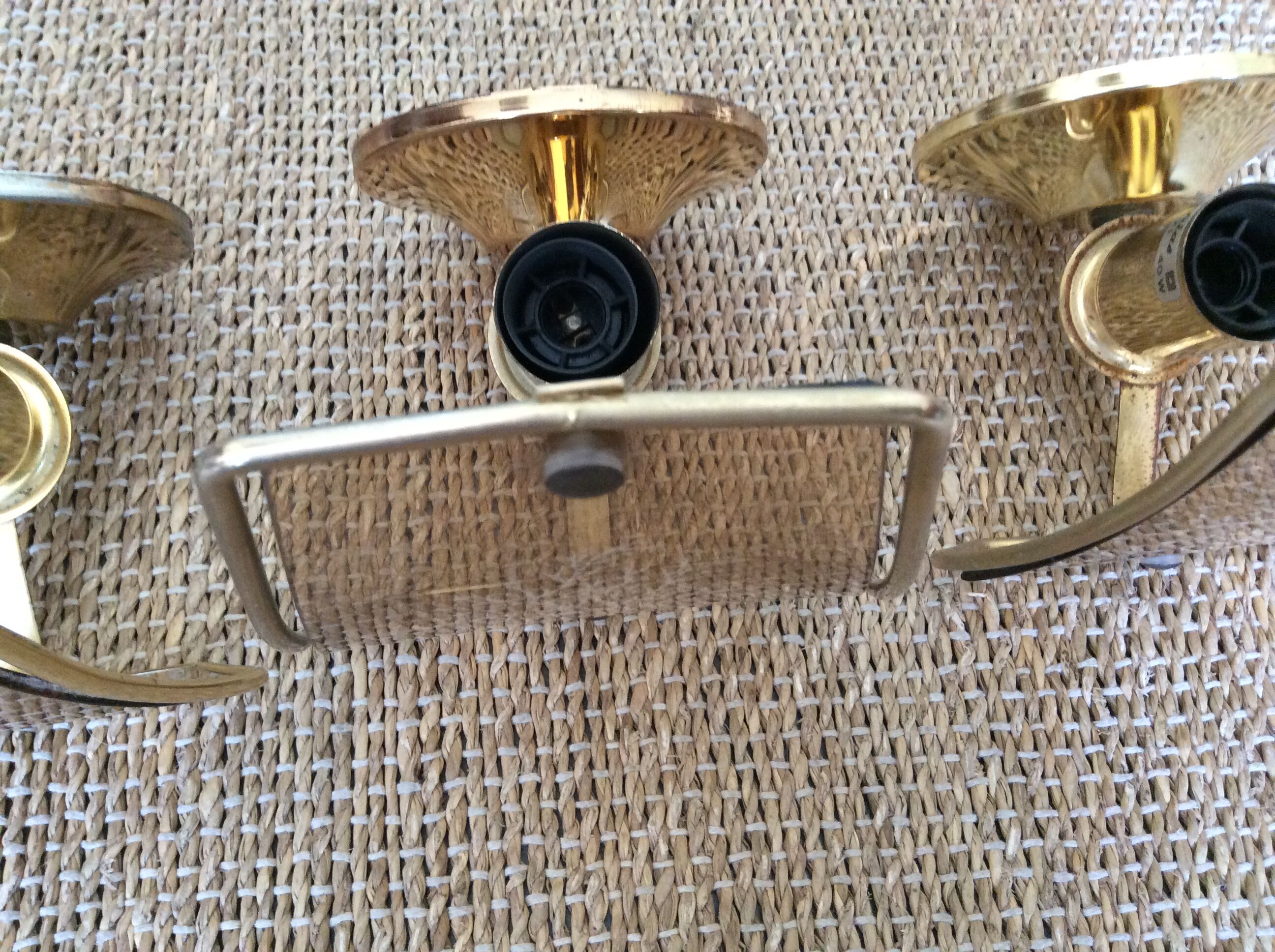 4 vintage wall lamps