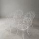 Wrought iron garden dining set, Italy 1960