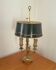 Antique Empire Style Bouillotte Lamp in brass and tin