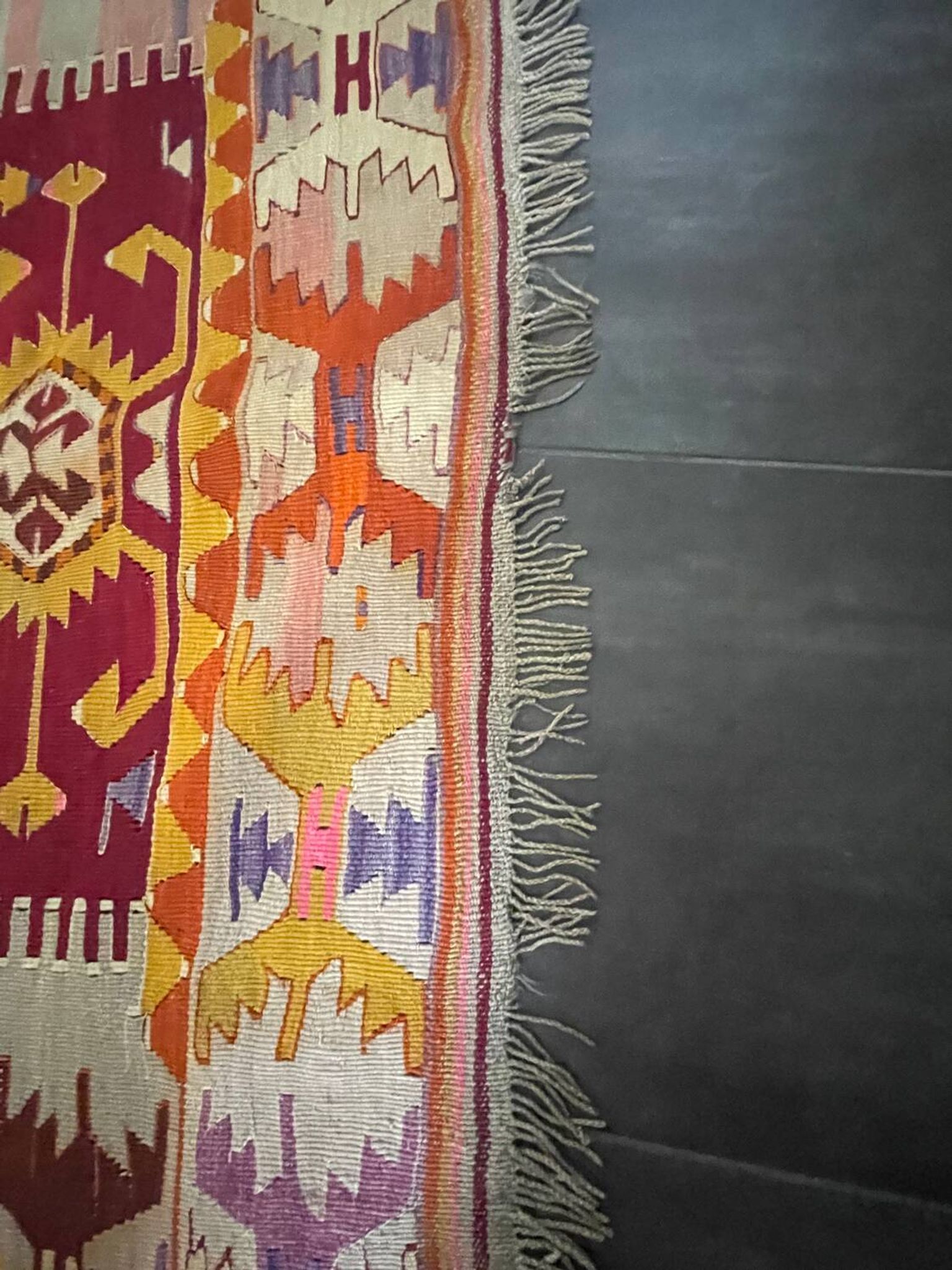 Beautiful old Kilim rug. 19th century. Handmade.