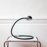 Black Hebi lamp by Isao Hosoe for Valenti, large version, 1970s.