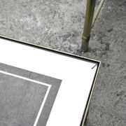 Brass, gold metal and 70s mirror glass tables