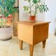 Art Deco oak bedside table from the early 20th century