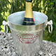 Cinzano Champagne Cooler Ice Bucket – Vintage Aluminium Advertising Wi