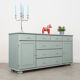 Enfilade en pin, design danois, années 1970, production: Danemark